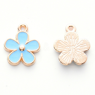 Alloy Enamel Charms ENAM-R059-02-M-RS-1