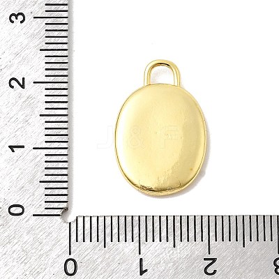 Printed Brass Pendants KK-K274-07G-16-1