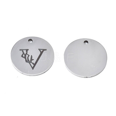 Non-Tarnish 304 Stainless Steel Charms STAS-T059-26P-V-1