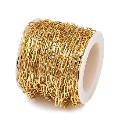 Brass Paperclip Chains CHC-A011-10G-1