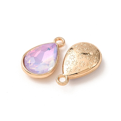 Alloy Glass Pendants GL-CBA7A25-02D-1