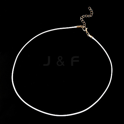 Waxed Cotton Cord Necklace Making MAK-YWC0001-01KC-02-1