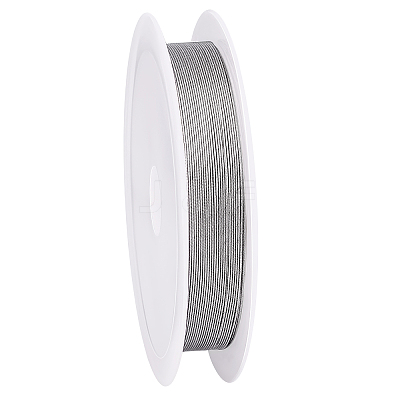 Tiger Tail Wire 304 Stainless Steel Beading Wire TWIR-WH0002-24C-1