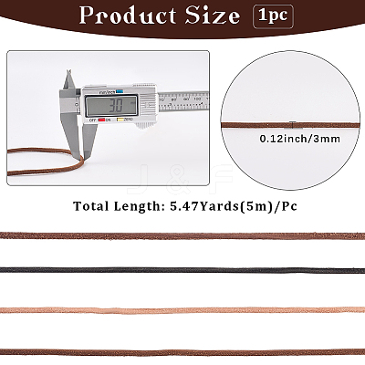 5M Cowhide Leather Cords for DIY Craft WL-GF0001-25B-04-1