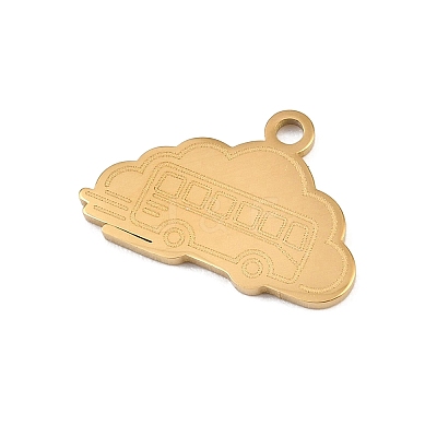 304 Stainless Steel Pendants SA-CBAE30B-03F-G-1