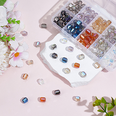 150Pcs 10 Colors Electroplate Glass Beads Strands GLAA-PA0001-66-1