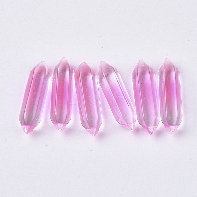 Glass Double Terminated Point Beads GLAA-S167-12-1