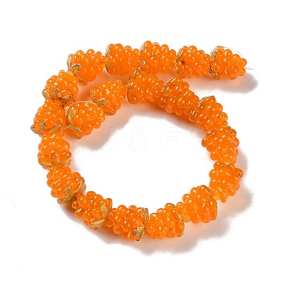 Handmade Lampwork Beads Strands LAMP-Q036-05E-1