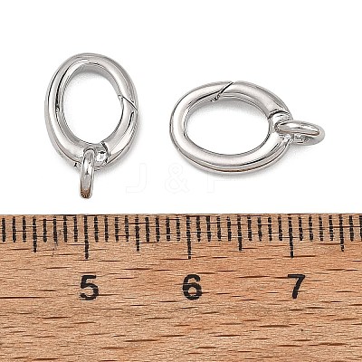 SHEGRACE Brass Spring Gate Rings XGRQ58943-764P-1