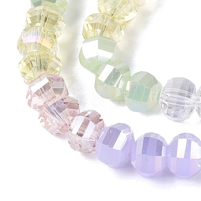Electroplate Mixed Styles Glass Beads Strands EGLA-N022-14A-A02-1