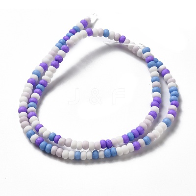 Handmade Frosted Porcelain Beads PORC-E017-01B-1