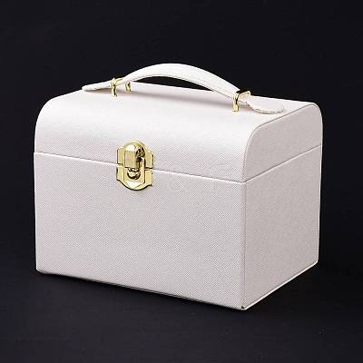 PU Leather Jewelry Organizer Box CON-P012-04A-1