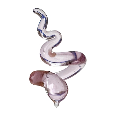 Snake Transparent Glass Cuff Rings FS-WGAA607-04-1