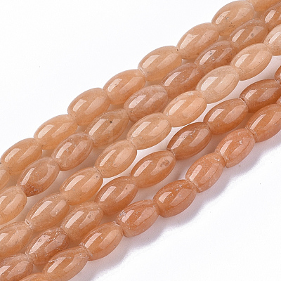Natural Red Aventurine Beads Strands G-S364-018B-1