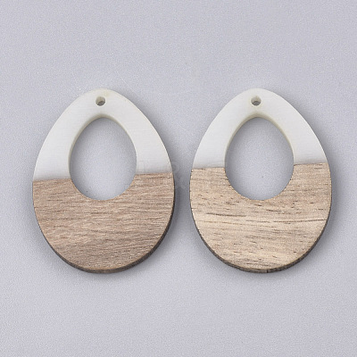 Resin & Wood Pendants X-RESI-S358-05E-1