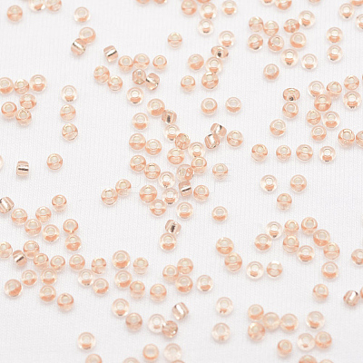 12/0 Transparent Glass Round Seed Beads SEED-J010-F12-L36-1