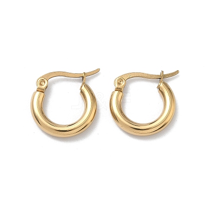 304 Stainless Steel Hoop Earrings for Women EJEW-A159-01G-1