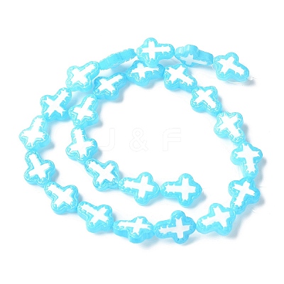Baking Paint Glass Enamel Beads BLOW-D300-06G-1
