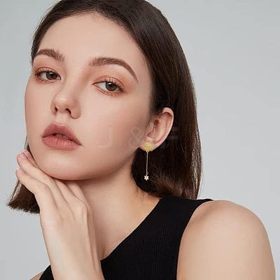 50Pcs Alloy Stud Earring Findings FIND-FH0005-72-1