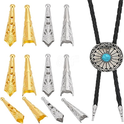 60Pcs 2Color Alloy Bead Cone FIND-AR0005-50-1