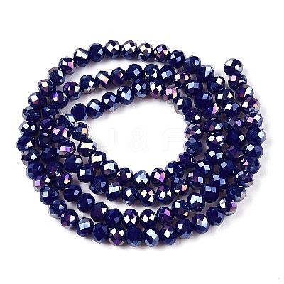 Electroplate Glass Beads Strands LS-EGLA-A044-P3mm-B07-1