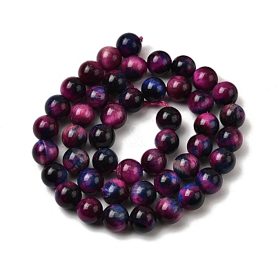 Natural Tiger Eye Beads Strands G-F561-10mm-B09-1