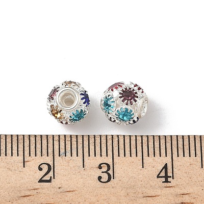 Brass Rhinestone Beads KK-A267-03A-01S-1