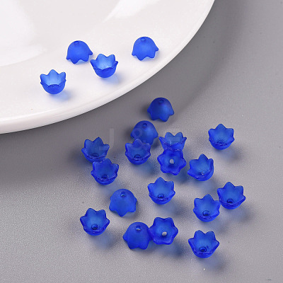 Transparent Acrylic Beads Caps PL543-10-1