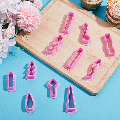 11Pcs 11 Styles PP Plastic Molds DIY-HY0002-78-1