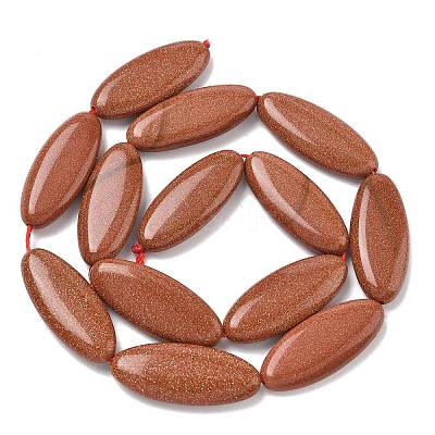 Synthetic Goldstone Beads Strands G-B078-E14-01B-1
