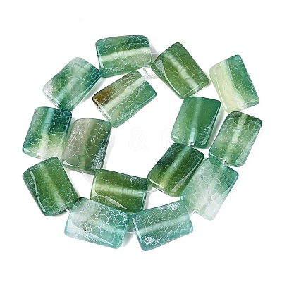 Natural Weathered Agate Beads Strands G-Q606-42E-1