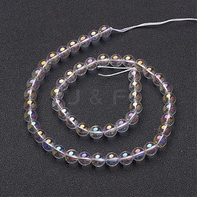 Natural Gemstone Beads Strands GSR8mmA187-1