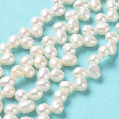 Natural Cultured Freshwater Pearl Beads Strands PEAR-J007-64-1