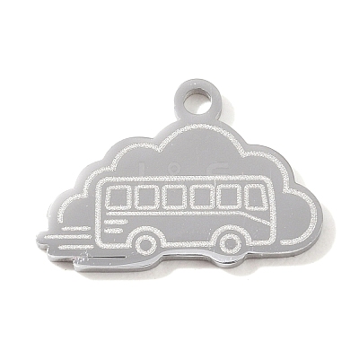 304 Stainless Steel Pendants SA-CBAE30B-03F-P-1