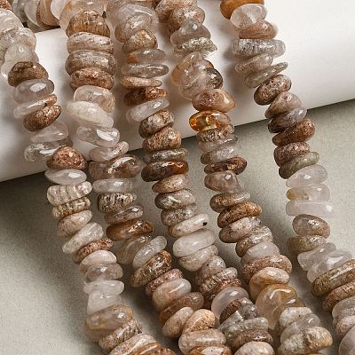 Natural Thousand Layer Phantom Quartz Layered Lodolite Quartz Thousand Layer Garden Quartz Beads Strands GG-CBAC13F-C04-01-1