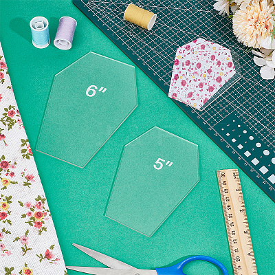 Acrylic Quilting Templates DIY-BC0014-52B-1