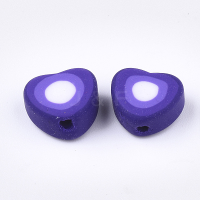 Handmade Polymer Clay Beads X-CLAY-S092-29-1