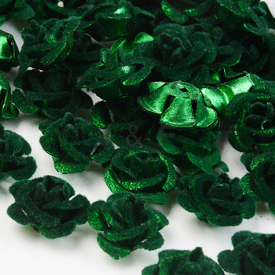Flocky Aluminum Beads FALUM-S001-001G-1