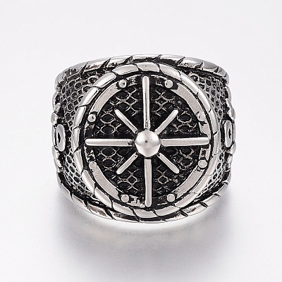 304 Stainless Steel Finger Rings RJEW-G091-04-1