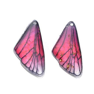 Transparent Resin Pendants X-RESI-Q216-001-1