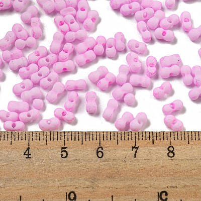 Macaron Color Opaque Frosted Glass Seed Beads SEED-K009-12B-05-1