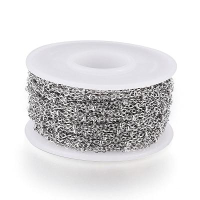 Tarnish Resistant 304 Stainless Steel Cable Chains CHS-H007-08P-1