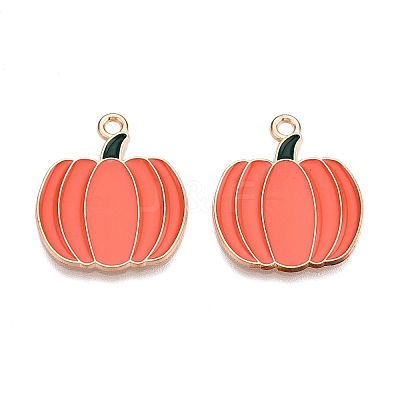 Thanksgiving Day Theme Alloy Enamel Pendants ENAM-T020-35I-1