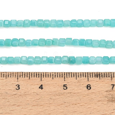 Natural Amazonite Beads Strands GG-CBA77FB-D02-01-1