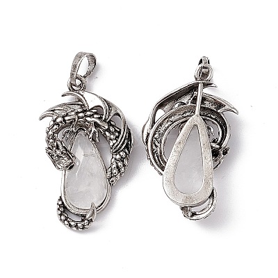 Natural Quartz Crystal Pendants G-H281-06D-1