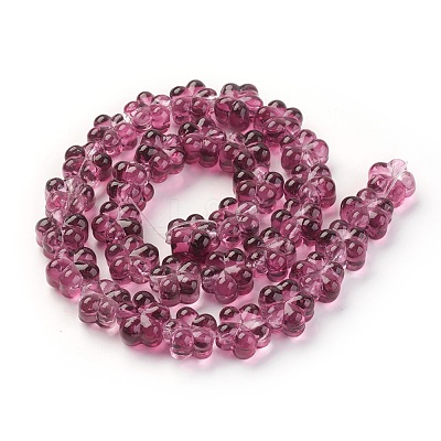 Handmade Lampwork Beads Strands LAMP-P051-F04-1