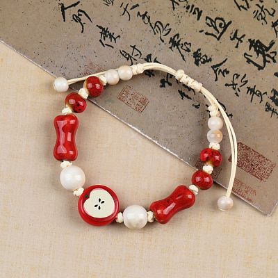 Handmade Porcelain Beaded  Bracelets FS-WG33B94-05-1
