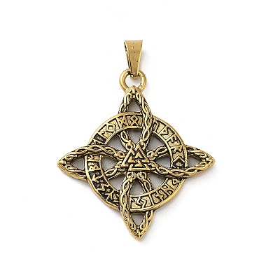 Viking 304 Stainless Steel Pendants STAS-P400-01A-AG-1