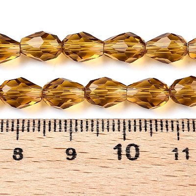 Transparent Glass Beads Strands X-EGLA-N013-T6mm-D16-1