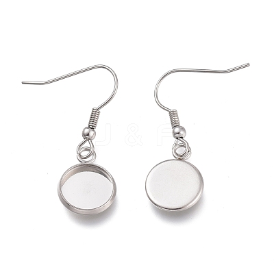 Tarnish Resistant 304 Stainless Steel Earring Hooks STAS-H114-09P-1